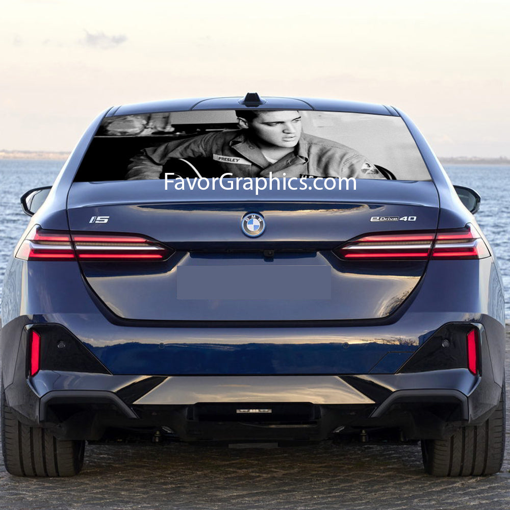 Elvis Presley Rear Window Perforated Graphic Vinyl Decal Car Truck UTV