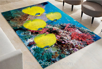 Butterflyfish Home Bedroom Decor Rug Carpet Mat