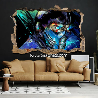 Sub Zero Mortal Kombat Vinyl Wall Art Decal Sticker Poster Print Mural