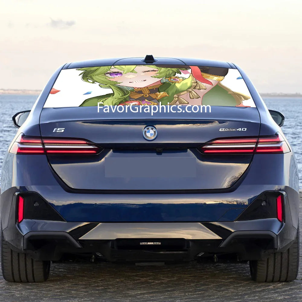 Collei (Genshin Impact) Rear Window Perforated Graphic Vinyl Decal