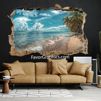 Beach Vinyl Wall Art Decal Sticker Poster Print Mural