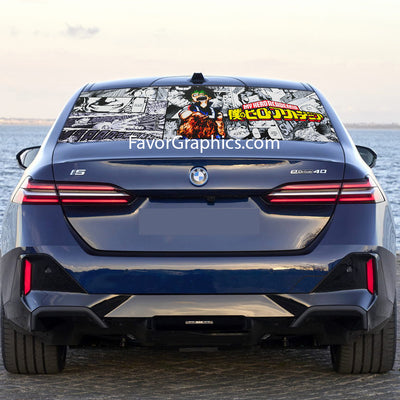 Izuku Midoriya Rear Window Perforated Graphic Vinyl Decal Car Truck UTV