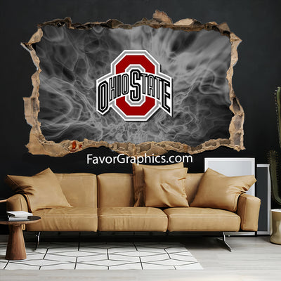 Ohio State Buckeyes Vinyl Wall Art Decal Sticker Poster Print Mural