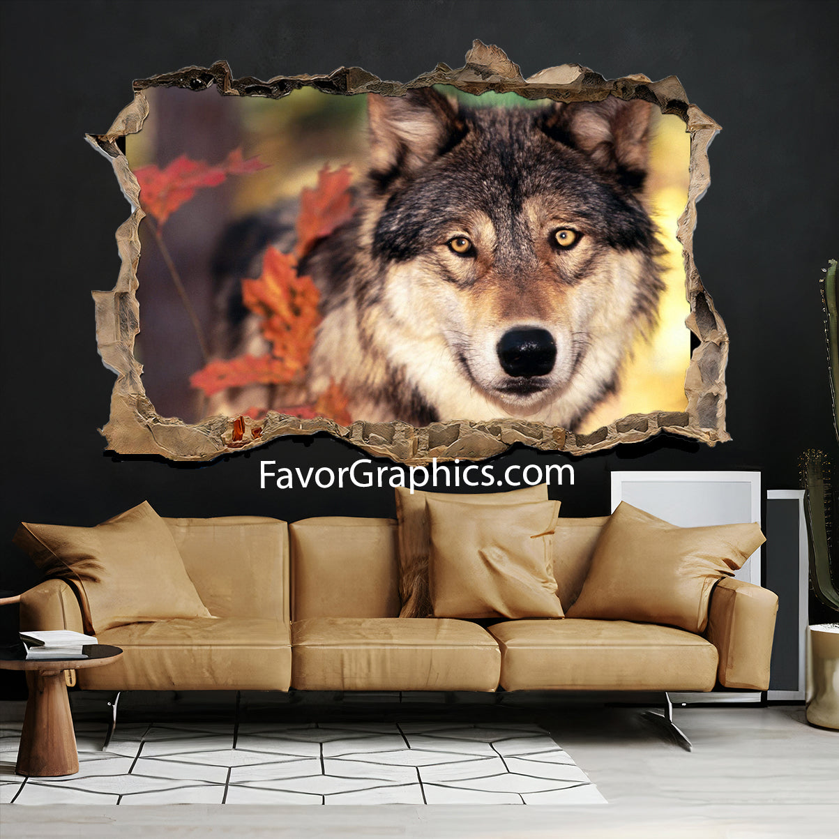 Wolf Vinyl Wall Art Decal Sticker Poster Print Mural