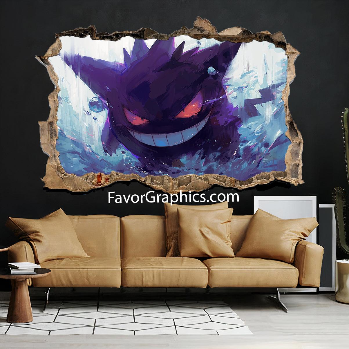 Gengar (Pokemon) Vinyl Wall Art Decal Sticker Poster Print Mural