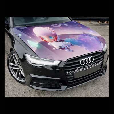 Dimoo Itasha Car Vinyl Hood Wrap Decal Sticker