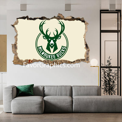 Milwaukee Bucks Vinyl Wall Art Decal Sticker Poster Print Mural