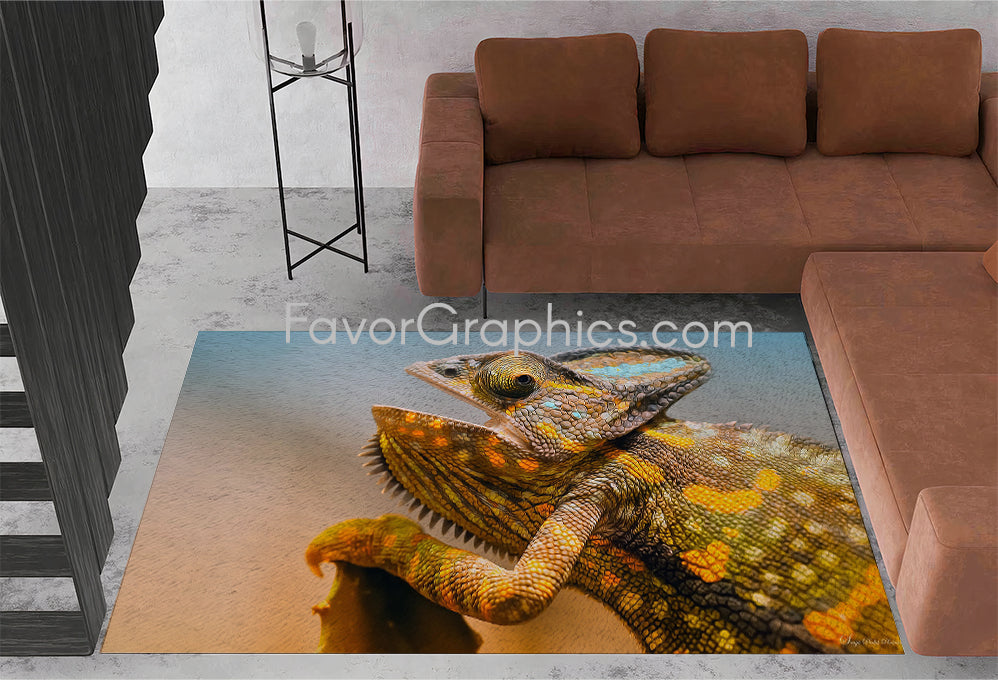 Chameleon Home Bedroom Decor Rug Carpet Mat