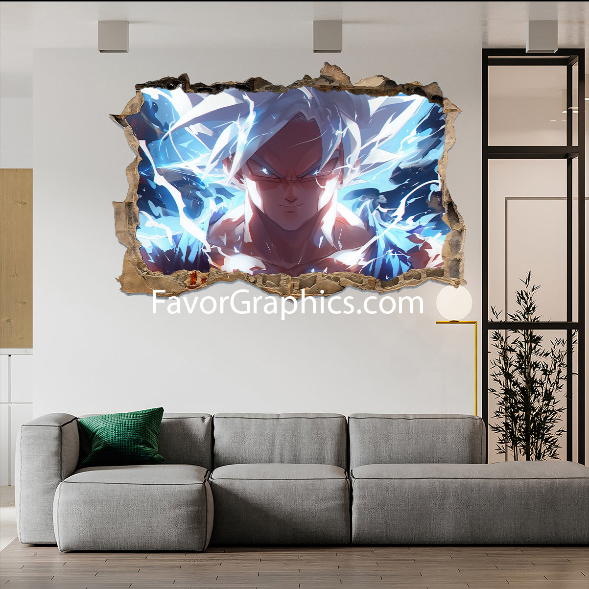 Ultra Instinct Goku Vinyl Wall Art Decal Sticker Poster Print Mural