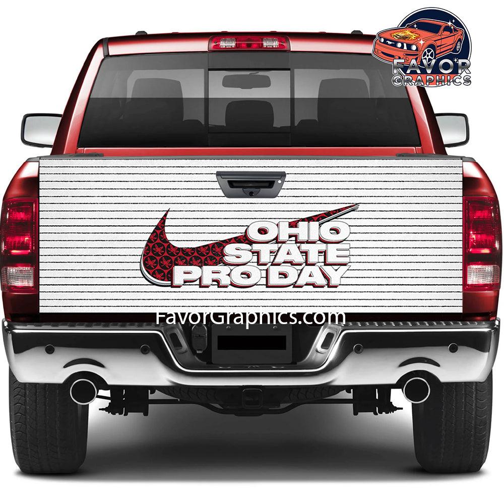 Ohio State Buckeyes Tailgate Wraps For Trucks SUV Vinyl Wrap