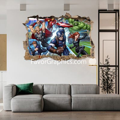 Superhero Avengers Vinyl Wall Art Decal Sticker Poster Print Mural