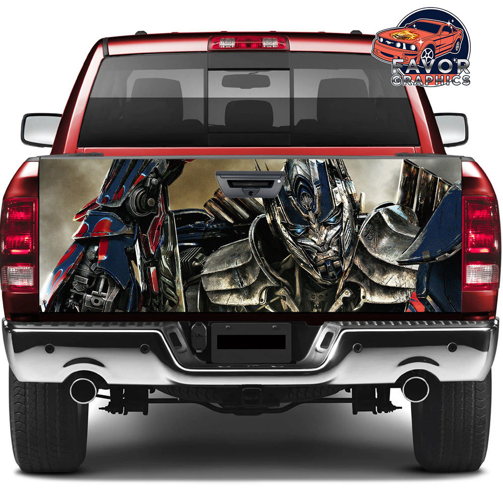 Optimus Prime Transformers Tailgate Wraps For Trucks SUV Vinyl Wrap