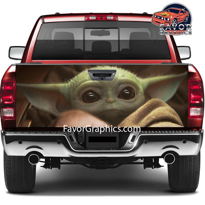 Baby Yoda Tailgate Wraps For Trucks SUV Vinyl Wrap