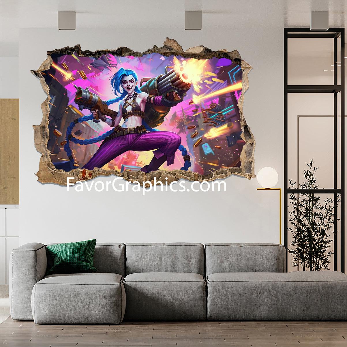 Jinx (League Of Legends) Vinyl Wall Art Decal Sticker Poster Print Mural