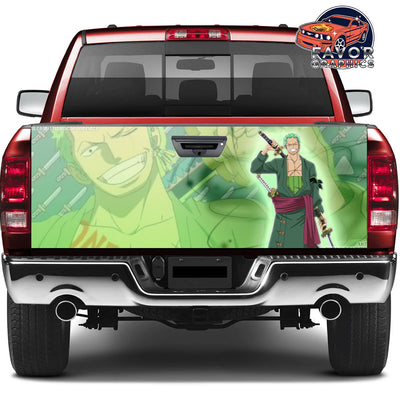 Roronoa Zoro Tailgate Wraps For Trucks SUV Vinyl Wrap