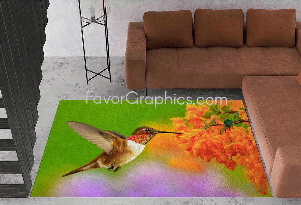 Hummingbird Home Bedroom Decor Rug Carpet Mat