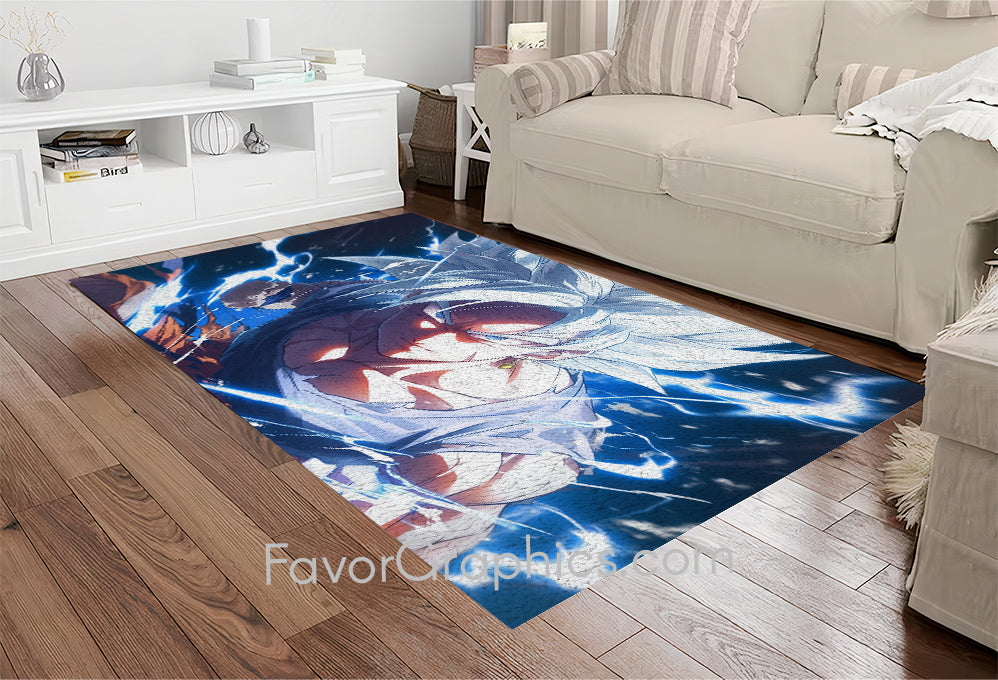 Ultra Instinct Goku Home Bedroom Decor Rug Carpet Mat