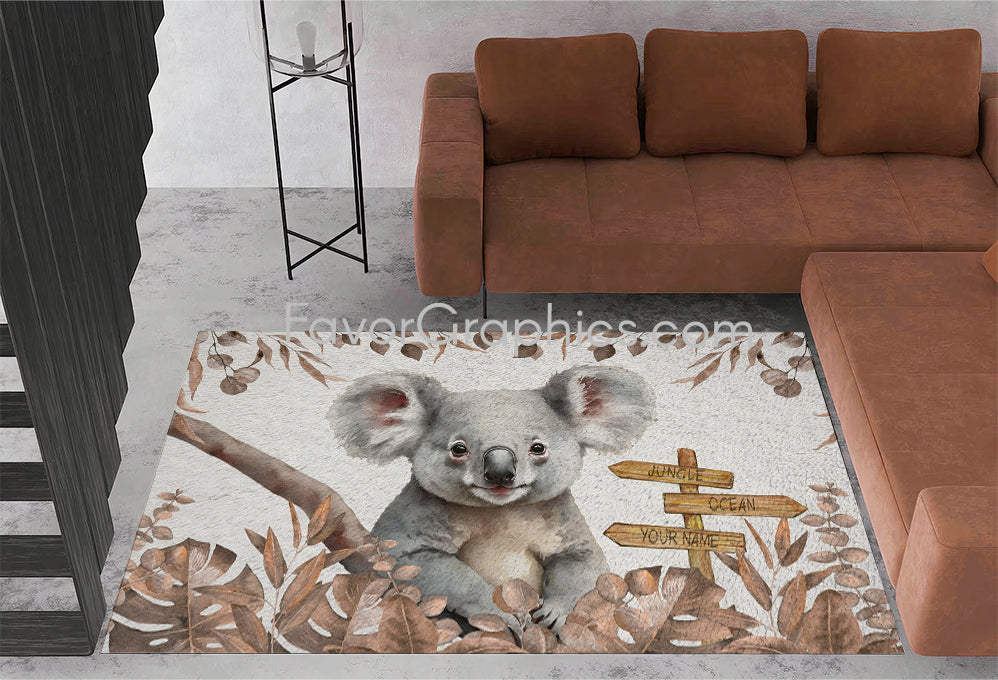 Koala Home Bedroom Decor Rug Carpet Mat