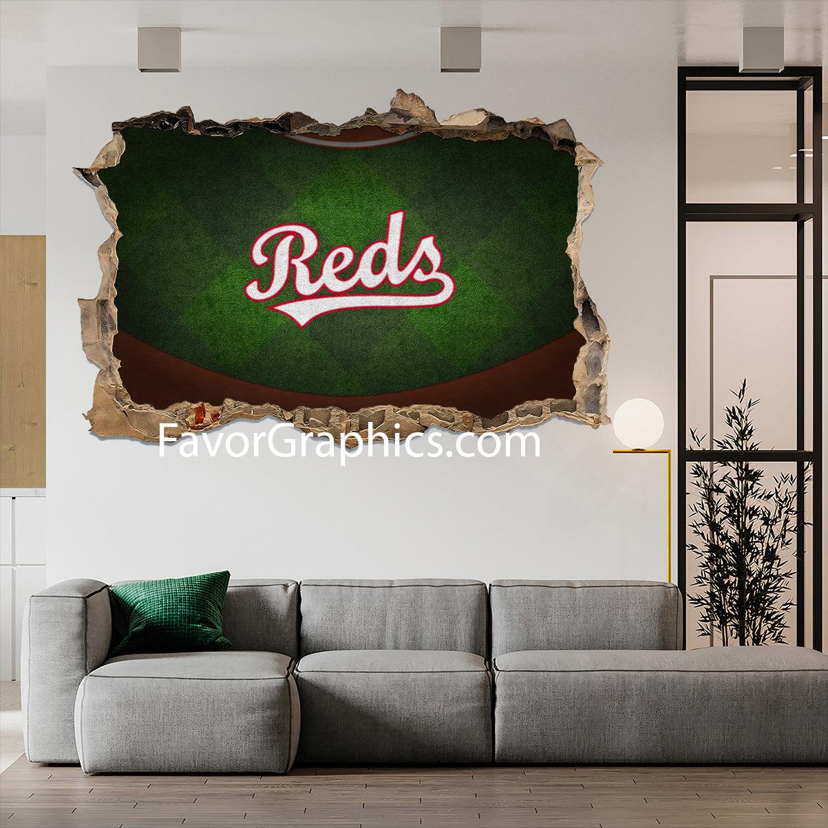 Cincinnati Reds Vinyl Wall Art Decal Sticker Poster Print Mural