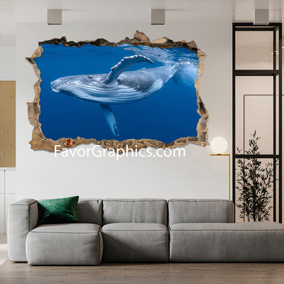 Whale Vinyl Wall Art Decal Sticker Poster Print Mural