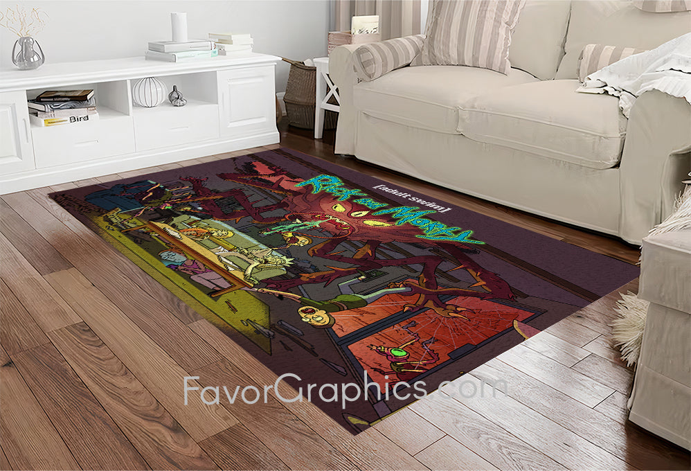 Rick And Morty Home Bedroom Decor Rug Carpet Mat