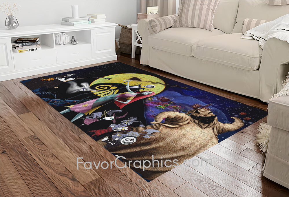 Nightmare Before Christmas Home Bedroom Decor Rug Carpet Mat