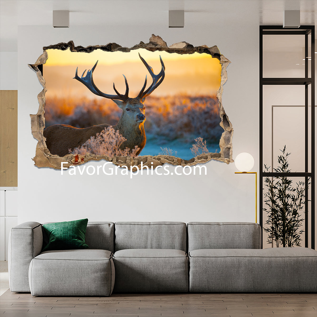 Deer Vinyl Wall Art Decal Sticker Poster Print Mural