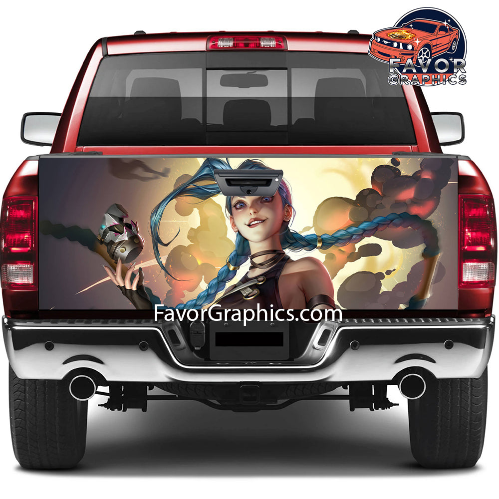 Jinx League Of Legends Tailgate Wraps For Trucks SUV Vinyl Wrap