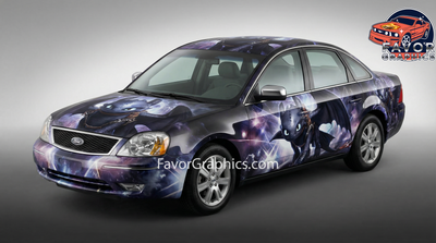 Toothless Car Sticker Outline Toothless Itasha Full Car Vinyl Wrap Decal Sticker – Favor Graphics