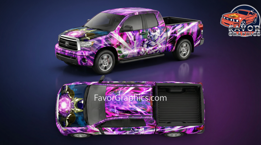 Frieza Dragon Ball Itasha Full Car Vinyl Wrap Decal Sticker