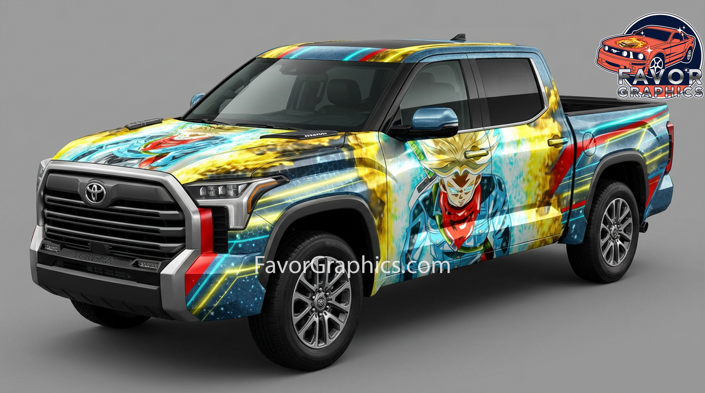 Trunks Dragon Ball Itasha Full Car Vinyl Wrap Decal Sticker – Favor ...