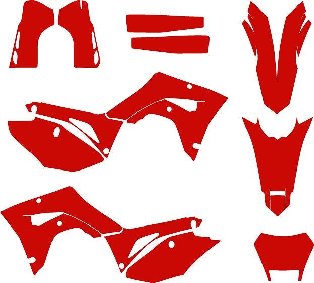 Personalized Graphics Kit Decal Wrap For Honda CRF 450X 2019