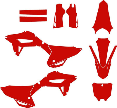 Personalized Graphics Kit Decal Wrap For Honda CRF 450R 21-23 CRF 250R 22-23