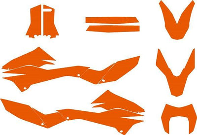 Personalized Graphics Kit Decal Wrap For KTM SMC-R 12-