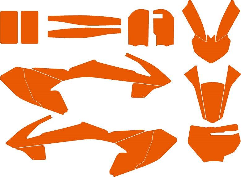 Personalized Graphics Kit Decal Wrap For KTM SX65 16-