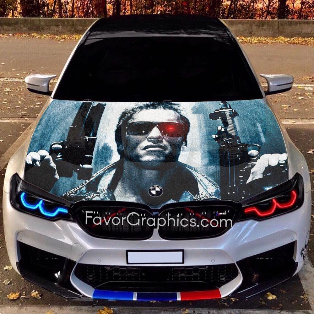 Terminator Car Code The Terminator Itasha Car Vinyl Hood Wrap Decal Sticker – Favor Graphics