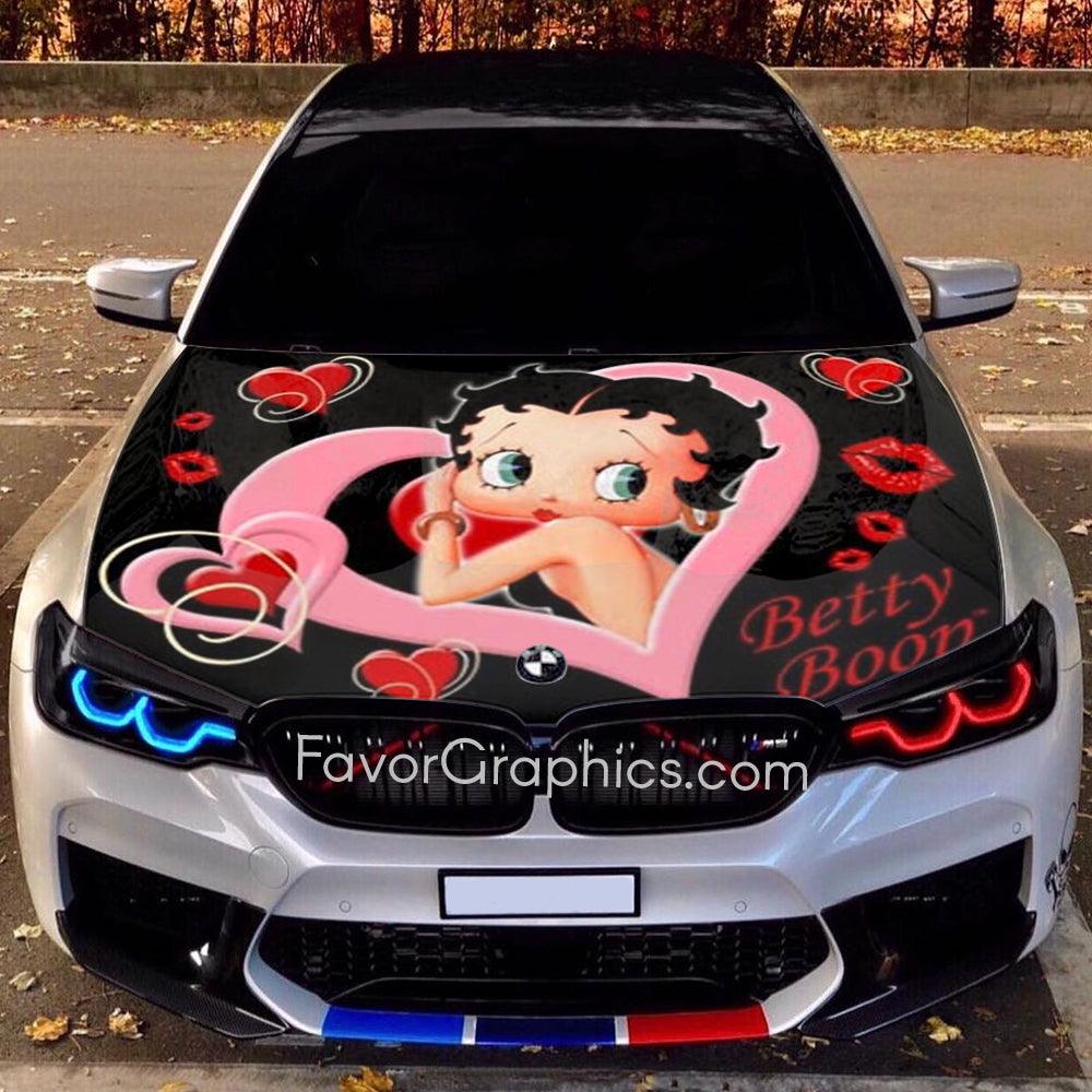 Betty Boop Itasha Car Vinyl Hood Wrap Decal Sticker (Copy)