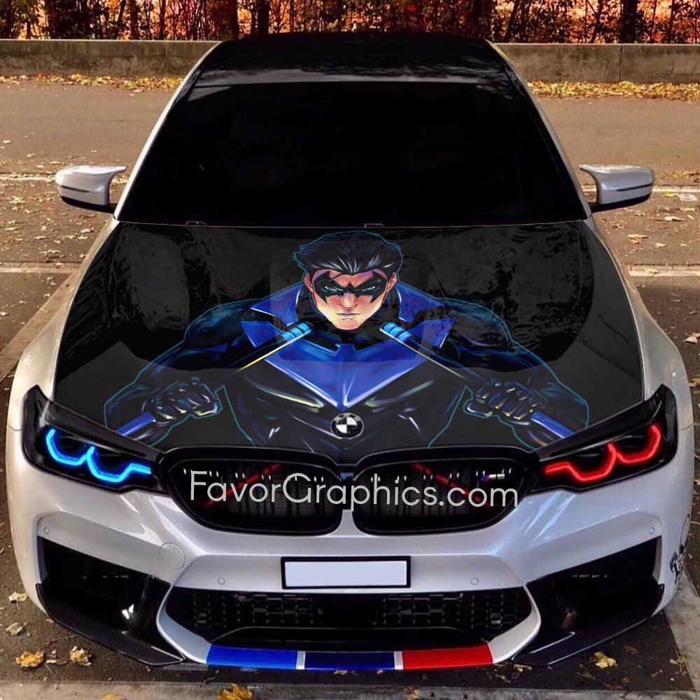 Nightwing Young Justice Itasha Car Vinyl Hood Wrap Decal Sticker – Favor Graphics