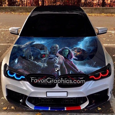 Guardians Of The Galaxy Itasha Car Vinyl Hood Wrap Decal Sticker