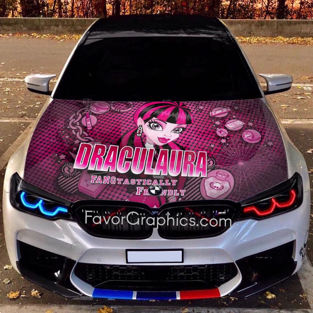 Draculaura Monster High Itasha Car Vinyl Hood Wrap Decal Sticker