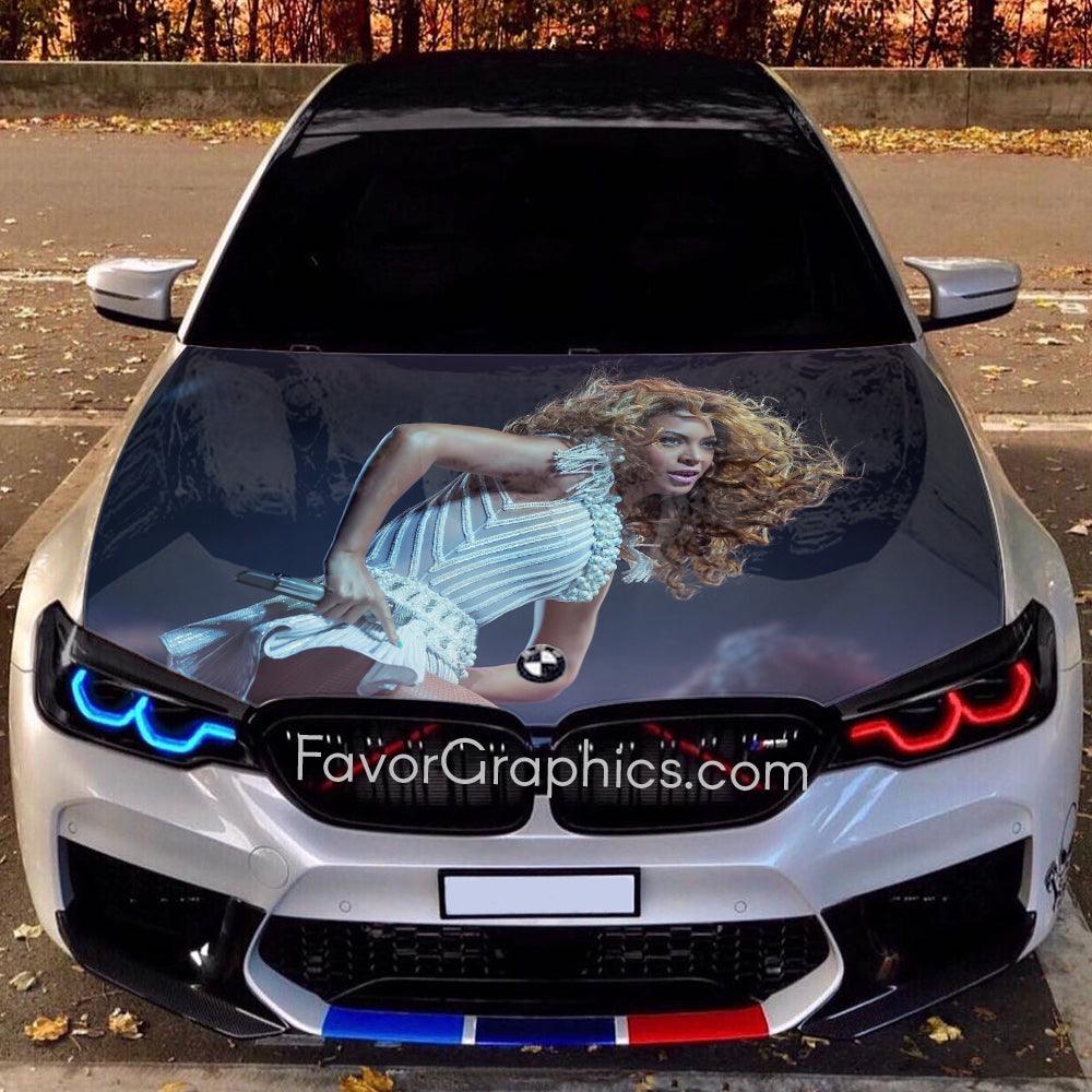 Beyoncé Itasha Car Vinyl Hood Wrap Decal Sticker