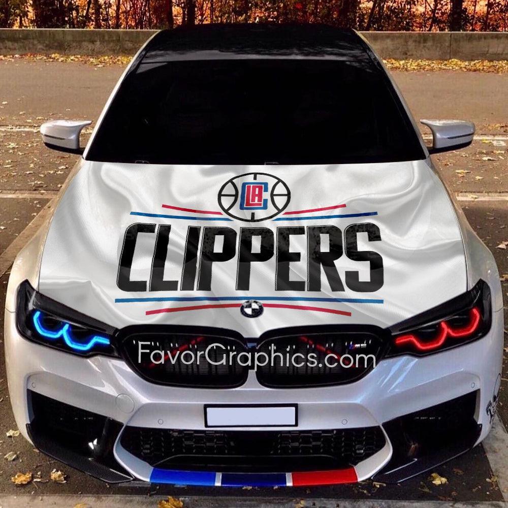 Clipper Wraps LA Clippers Itasha Car Vinyl Hood Wrap Decal Sticker – Favor Graphics