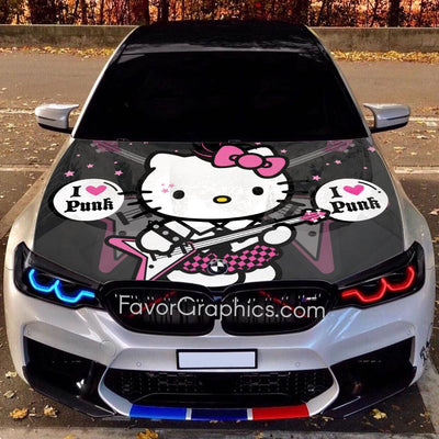 Kitty Itasha Car Vinyl Hood Wrap Decal Sticker