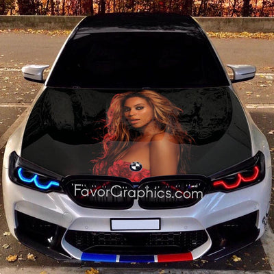 Beyoncé Itasha Car Vinyl Hood Wrap Decal Sticker