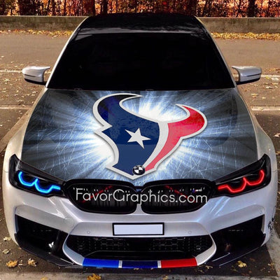 Houston Texans Itasha Car Vinyl Hood Wrap Decal Sticker