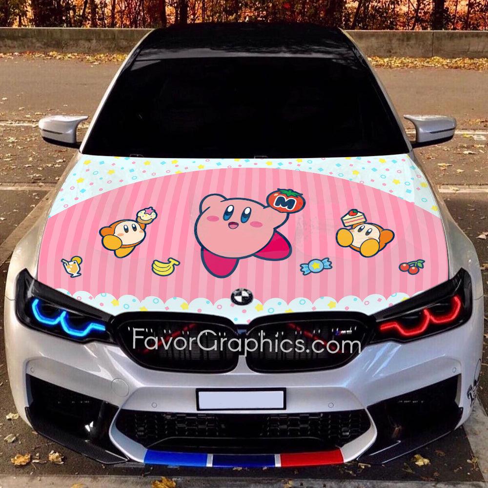 Kirby Itasha Car Vinyl Hood Wrap Decal Sticker