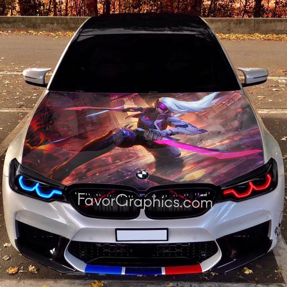 Katarina League of Legends Itasha Car Vinyl Hood Wrap Decal Sticker