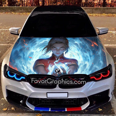 Princess Azula Avatar Itasha Car Vinyl Hood Wrap Decal Sticker