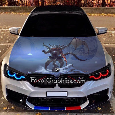 Balrog Itasha Car Vinyl Hood Wrap Decal Sticker