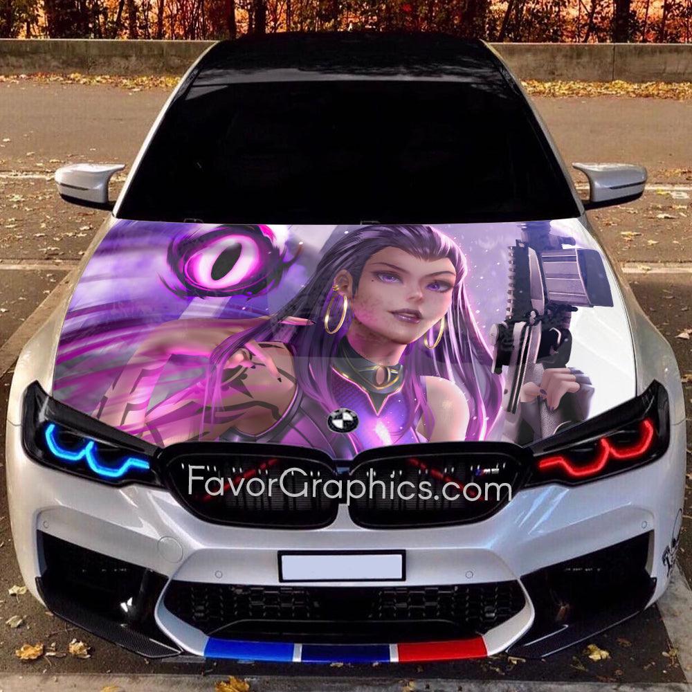 Reyna (Valorant) Itasha Car Vinyl Hood Wrap Decal Sticker